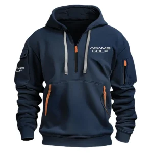 Adams Golf Brand Exclusive Logo Fashion Hoodie Half Zipper HOBRA121124A01AGHHZ - Navy