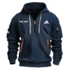 Adidas PGA Tour Champions Exclusive Logo Fashion Hoodie Half Zipper HOPGA261124A01ADHHZ - Black