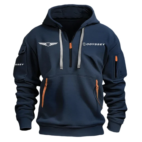 Odyssey Genesis Invitational Exclusive Logo Fashion Hoodie Half Zipper HOGEN221124A01ODHHZ - Navy