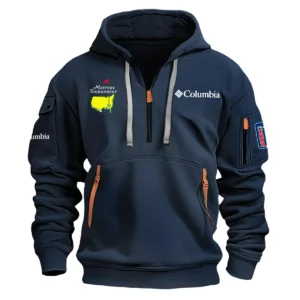 Special Release Columbia Masters Tournament Exclusive Logo Fashion Hoodie Half Zipper HOMT041124A1COLHHZ - Navy