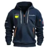 Special Release PowerBilt Masters Tournament Exclusive Logo Fashion Hoodie Half Zipper HOMT041124A1PBHHZ - Khaki