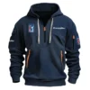 Special Release PowerBilt PGA Tour Champions Exclusive Logo Fashion Hoodie Half Zipper HOPGA041124A1PBHHZ - Khaki