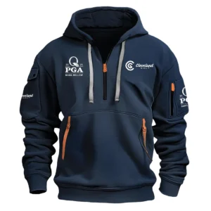 Special Release Cleveland Golf 2025 PGA Championship Hoodie Half Zipper HOPGA191124A01CL - Navy