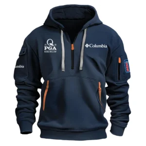 Special Release Columbia 2025 PGA Championship Exclusive Logo Fashion Hoodie Half Zipper HOPGC041124A1COLHHZ - Navy