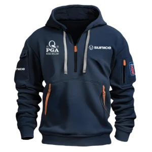 Special Release Sunice Golf 2025 PGA Championship Exclusive Logo Fashion Hoodie Half Zipper HOPGC041124A1SUNHHZ - Navy