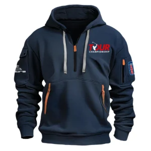 Cobra Golf TOUR Championship Exclusive Logo Fashion Hoodie Half Zipper HOTC171224A01CBHHZ - Navy