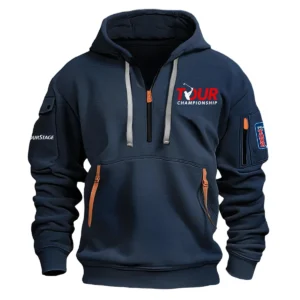 Tourstage TOUR Championship Exclusive Logo Fashion Hoodie Half Zipper HOTC171224A01TOUHHZ - Navy