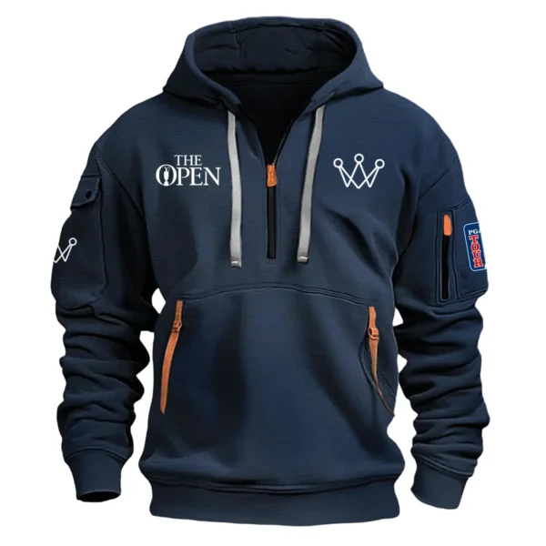 Special Release Arccos Golf The Open Championship Exclusive Logo Fashion Hoodie Half Zipper HOTOP041124A1ARHHZ - Navy