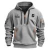 Special Release FootJoy DP World Tour Exclusive Logo Fashion Hoodie Half Zipper HODP141124A01FJHHZ - Khaki