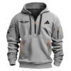 Adidas Genesis Invitational Exclusive Logo Fashion Hoodie Half Zipper HOGEN221124A01ADHHZ - Black