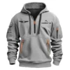 Cobra Golf Genesis Invitational Exclusive Logo Fashion Hoodie Half Zipper HOGEN221124A01CBHHZ - Khaki