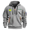 Special Release PowerBilt Masters Tournament Exclusive Logo Fashion Hoodie Half Zipper HOMT041124A1PBHHZ - Khaki