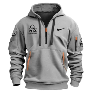 Special Release Nike 2025 PGA Championship Hoodie Half Zipper HOPGA191124A01NK - Gray