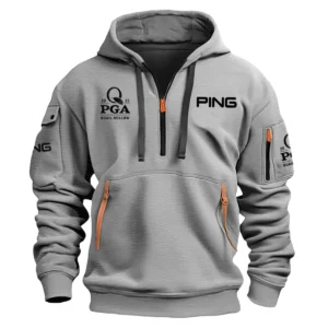 Special Release Ping 2025 PGA Championship Hoodie Half Zipper HOPGA191124A01PI - Gray