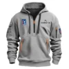 Cobra Golf PGA Tour Champions Exclusive Logo Fashion Hoodie Half Zipper HOPGA261124A01CBHHZ - Khaki