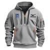 Mizuno PGA Tour Champions Exclusive Logo Fashion Hoodie Half Zipper HOPGA261124A01MIZHHZ - Khaki