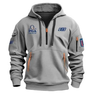 Special Release Skechers 2025 PGA Championship Exclusive Logo Fashion Hoodie Half Zipper HOPGC041124A1SKEHHZ - Gray