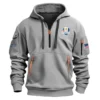 Adams Golf Ryder Cup Exclusive Logo Fashion Hoodie Half Zipper HORC171224A01AGHHZ - Black