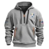 Bridgestone Golf Ryder Cup Exclusive Logo Fashion Hoodie Half Zipper HORC171224A01BRHHZ - Khaki