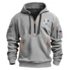 Honma Ryder Cup Exclusive Logo Fashion Hoodie Half Zipper HORC171224A01HOHHZ - Black