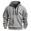 Peter Millar Ryder Cup Exclusive Logo Fashion Hoodie Half Zipper HORC171224A01PMHHZ - Black