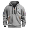 Spalding Ryder Cup Exclusive Logo Fashion Hoodie Half Zipper HORC171224A01SPAHHZ - Black