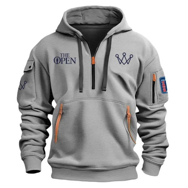 Special Release Arccos Golf The Open Championship Exclusive Logo Fashion Hoodie Half Zipper HOTOP041124A1ARHHZ - Gray