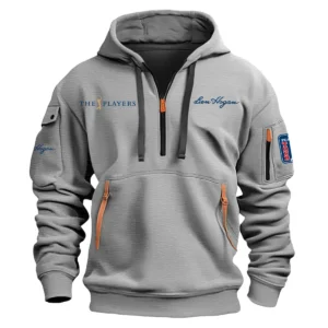 Ben Hogan The Players Championship Exclusive Logo Fashion Hoodie Half Zipper HOTPS101224A01BHHHZ - Gray