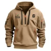 Special Release FootJoy DP World Tour Exclusive Logo Fashion Hoodie Half Zipper HODP141124A01FJHHZ - Gray