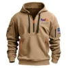 Peter Millar FedEx St. Jude Championship Exclusive Logo Fashion Hoodie Half Zipper HOFED191224A01PMHHZ - Gray