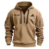 Adidas Genesis Invitational Exclusive Logo Fashion Hoodie Half Zipper HOGEN221124A01ADHHZ - Gray