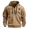 Bridgestone Golf Genesis Invitational Exclusive Logo Fashion Hoodie Half Zipper HOGEN221124A01BRHHZ - Gray