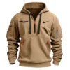 Nike Genesis Invitational Exclusive Logo Fashion Hoodie Half Zipper HOGEN221124A01NKHHZ - Gray