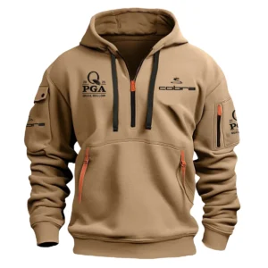 Special Release Cobra Golf 2025 PGA Championship Hoodie Half Zipper HOPGA191124A01CB - Khaki