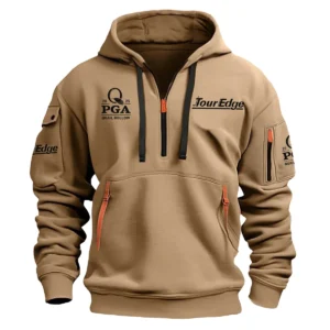 Special Release Tour Edge 2025 PGA Championship Hoodie Half Zipper HOPGA191124A01TE - Khaki