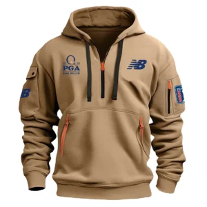 Special Release New Balance 2025 PGA Championship Exclusive Logo Fashion Hoodie Half Zipper HOPGC041124A1NBHHZ - Khaki