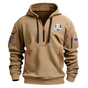 Bettinardi Golf Ryder Cup Exclusive Logo Fashion Hoodie Half Zipper HORC171224A01BGHHZ - Khaki