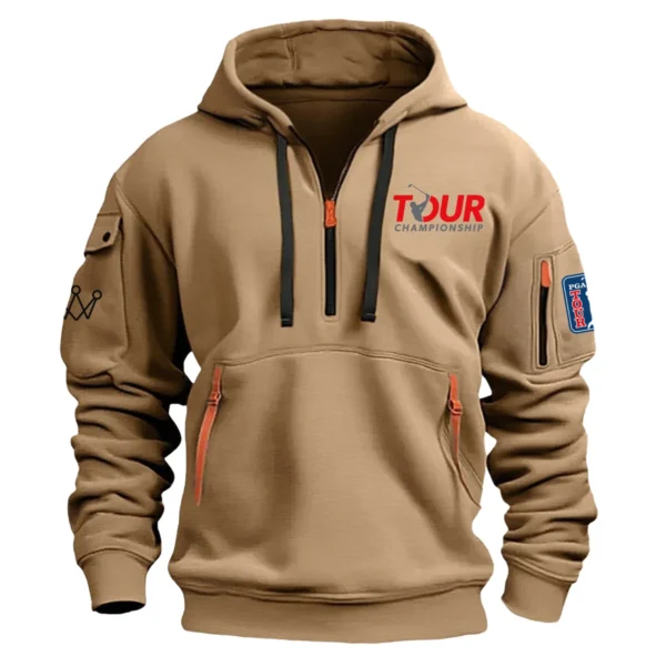 Arccos Golf TOUR Championship Exclusive Logo Fashion Hoodie Half Zipper HOTC171224A01ARHHZ - Khaki