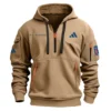 Adidas The Players Championship Exclusive Logo Fashion Hoodie Half Zipper HOTPS101224A01ADHHZ - Gray