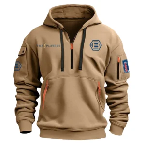 Bettinardi Golf The Players Championship Exclusive Logo Fashion Hoodie Half Zipper HOTPS101224A01BGHHZ - Khaki