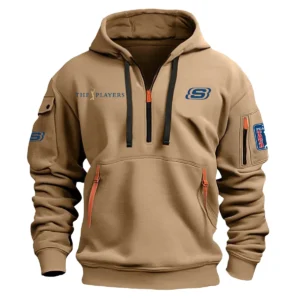 Skechers The Players Championship Exclusive Logo Fashion Hoodie Half Zipper HOTPS101224A01SKEHHZ - Khaki