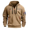 Special Release Columbia 125th U.S. Open Exclusive Logo Fashion Hoodie Half Zipper HOUSG041124A1COLHHZ - Gray