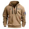 Special Release Ralph Lauren RLX 125th U.S. Open Exclusive Logo Fashion Hoodie Half Zipper HOUSG041124A1RLXHHZ - Navy