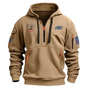 Special Release Skechers 125th U.S. Open Exclusive Logo Fashion Hoodie Half Zipper HOUSG041124A1SKEHHZ - Khaki