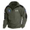 Under Armour PGA Tour Champions Exclusive Logo Tactical Quarter-Zip Sweatshirt Gift For Loves HO100125A1PGAUA - Dark Gray