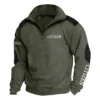 Citizen Carpenter Exclusive Logo Tactical Quarter-Zip Sweatshirt Gift For Loves QTCAP180125A1CI - Dark Gray