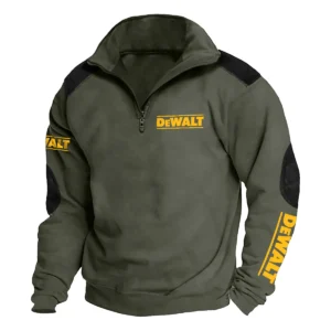 DeWalt Carpenter Exclusive Logo Tactical Quarter-Zip Sweatshirt Gift For Loves QTCAP180125A1DW - Military Green