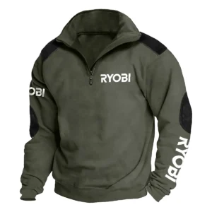 Ryobi Carpenter Exclusive Logo Tactical Quarter-Zip Sweatshirt Gift For Loves QTCAP180125A1RY - Military Green