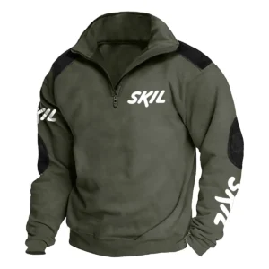 Skil Carpenter Exclusive Logo Tactical Quarter-Zip Sweatshirt Gift For Loves QTCAP180125A1SK - Military Green