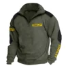 Stanley Carpenter Exclusive Logo Tactical Quarter-Zip Sweatshirt Gift For Loves QTCAP180125A1STA - Dark Gray